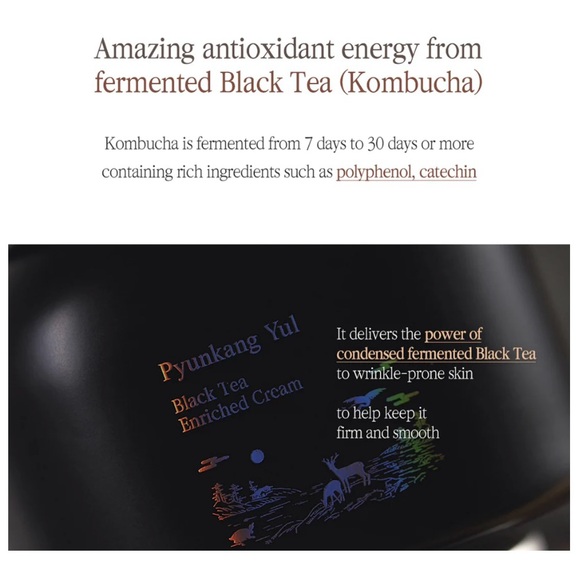 PYUNKANG YUL Black Tea Enriched Cream 2.02 Fl Oz NIB KBEAUTY - Picture 5 of 9